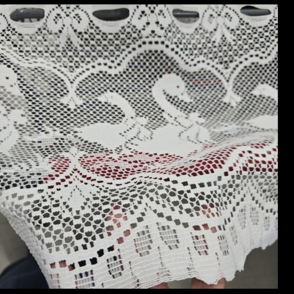 🤍 Vintage Lace Goose Valance | Cottagecore Farmhouse Window Décor 🤍